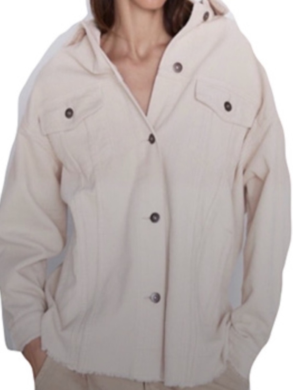 ZARA oversized corduroy shacket | XSmall